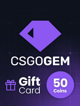 CSGOGem Gift Card 50 Coins CSGOGem CD Key