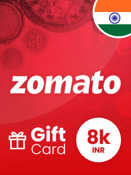 Zomato Gift Card 8000 INR India Zomato CD Key