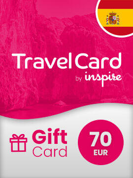 Inspire TravelCard Gift Card 70 EUR Spain travelbyinspire CD Key