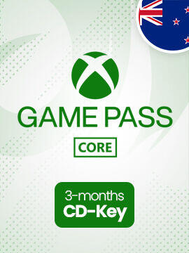 Xbox Game Pass Core Subscription Card 3 Months New Zealand XBOX Live CD Key
