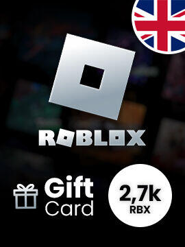 Roblox Card 2700 Robux United Kingdom Roblox CD Key
