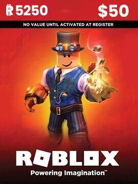Roblox Card 50 USD - 5250 Robux United States Roblox CD Key