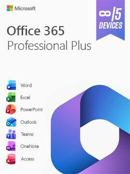 Microsoft Office 365 Pro Plus Perpetual / 5 Devices for Windows/MAC/Android Microsoft Account