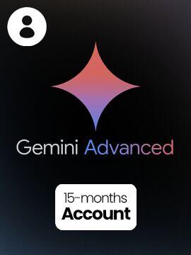 Gemini Advanced 15 Months Gemini Account