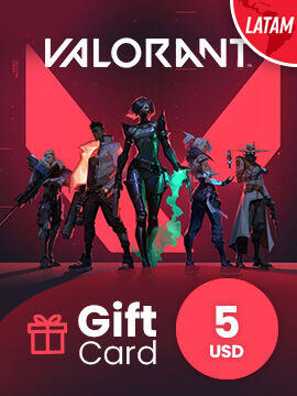 Valorant Gift Card 5 USD Latam Riot CD Key