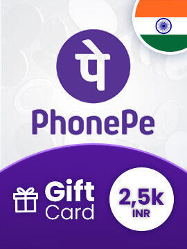 PhonePe Gift Card 2500 INR India PhonePe CD Key