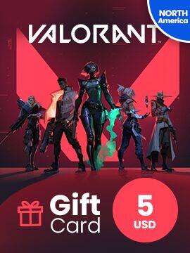Valorant Gift Card 5 USD North America Riot CD Key