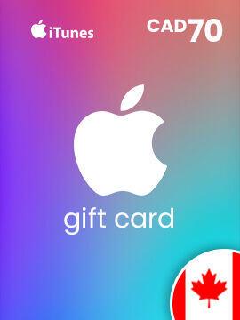 Apple iTunes Gift Card 70 CAD Canada iTunes CD Key
