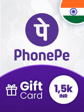 PhonePe Gift Card 1500 INR India PhonePe CD Key