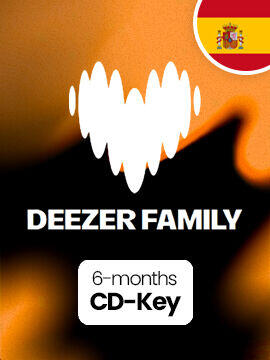 Deezer Family 6 Months Spain Deezer CD Key