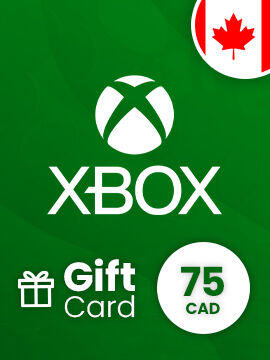 XBOX Live Gift Card 75 CAD Canada XBOX Live CD Key