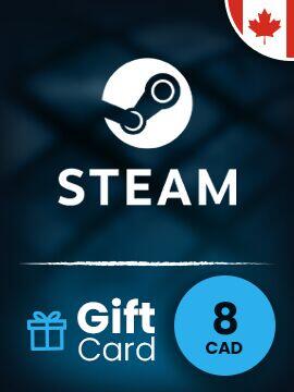 Steam Gift Card 8 CAD Canada Steam CD Key