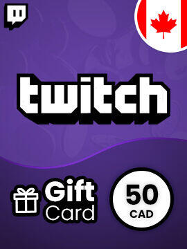 Twitch Gift Card 50 CAD Canada twitch CD Key