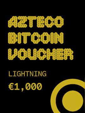 Azteco Bitcoin Lightning Voucher 1000 EUR Azteco CD Key