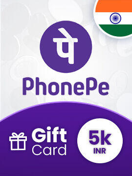 PhonePe Gift Card 5000 INR India PhonePe CD Key