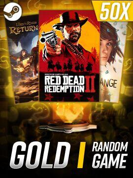 50x Gold Random Steam Games