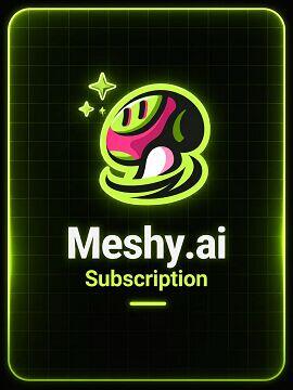 Meshy AI Pro 1 Month Meshy Account