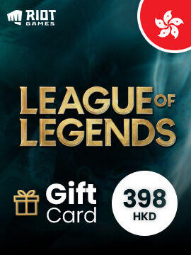 League of Legends Gift Card 398 HKD Hong Kong Riot CD Key
