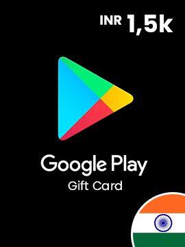 Google Play Gift Card 1500 INR India Google Play CD Key