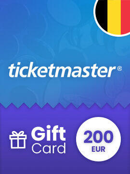 Ticketmaster Gift Card 200 EUR Belgium Ticketmaster CD Key