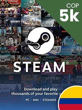 Steam Gift Card 5000 COP Colombia Steam CD Key