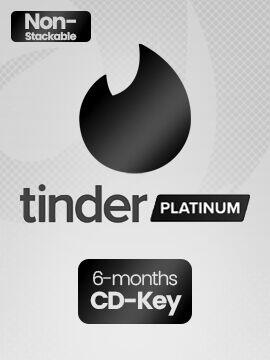 Tinder Platinum Non-Stackable 6 Months Tinder CD Key