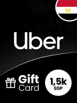 Uber Gift Card 1500 EGP Egypt Uber CD Key