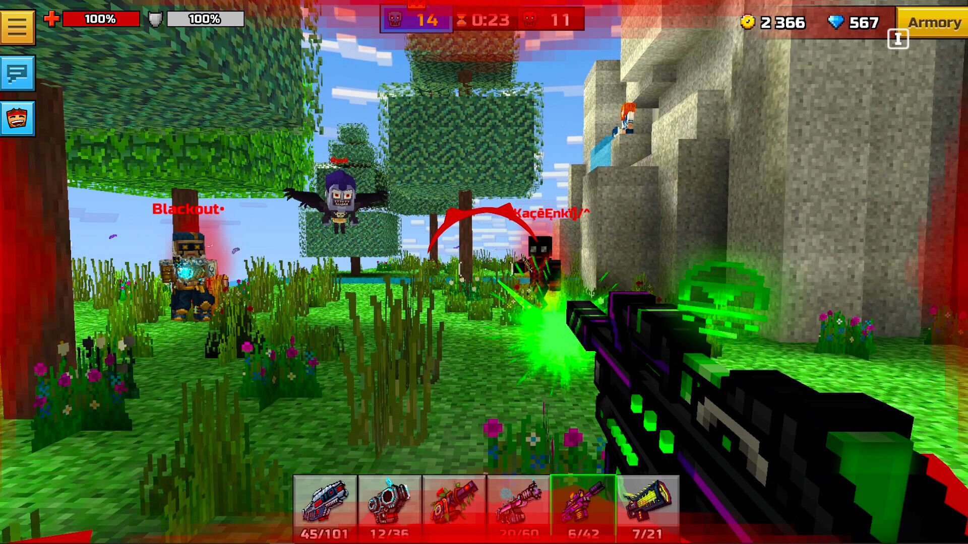 Pixel Gun 3D - Poison Retro Set Epic Games Account