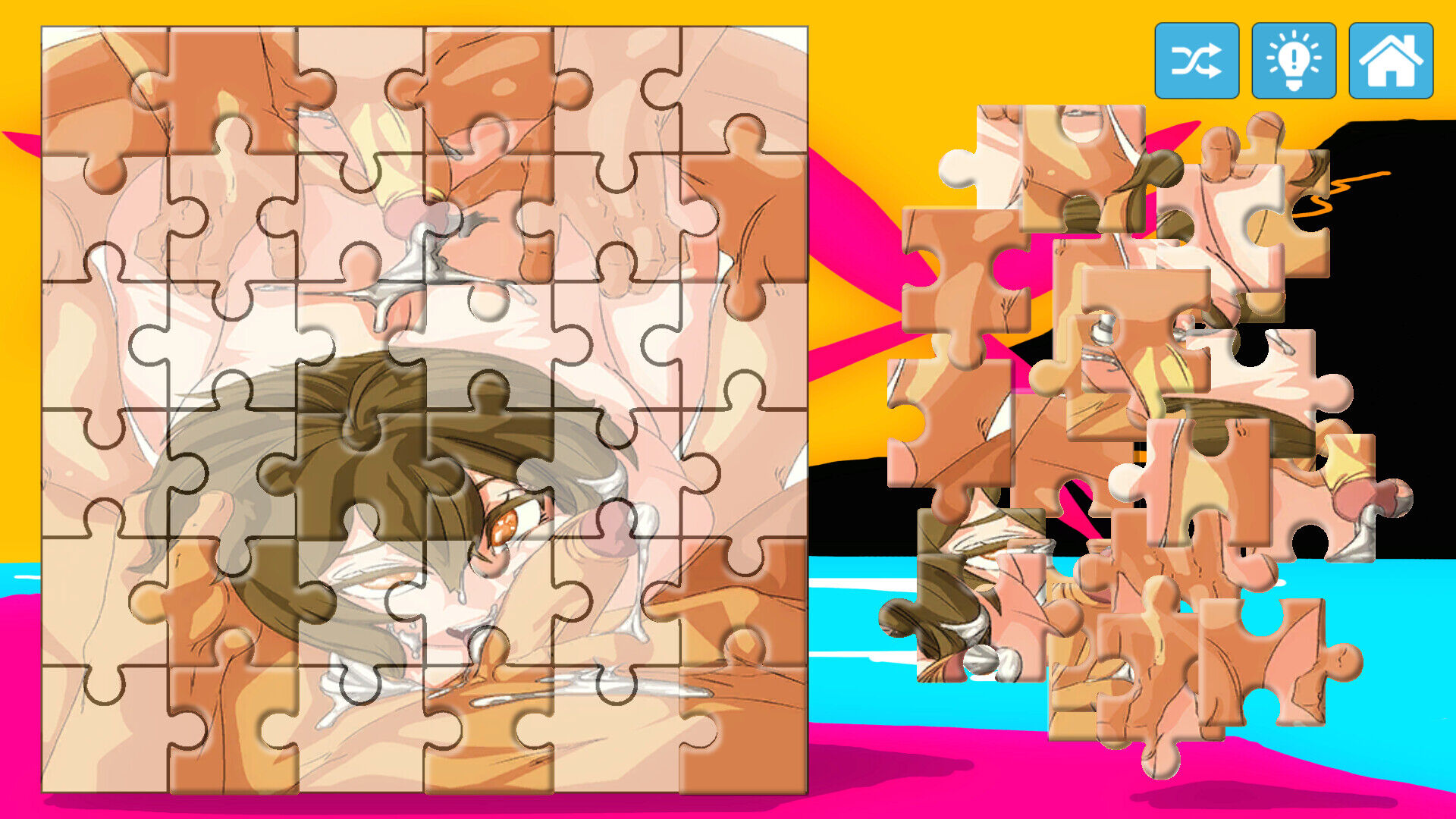 Hentai Jigsaw Puzzle Collection: Spring